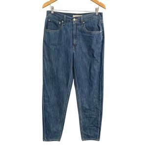 Levis 80s Mom Jean High Rise Tapered Leg Blue Denim W30 L30 A3506-0001